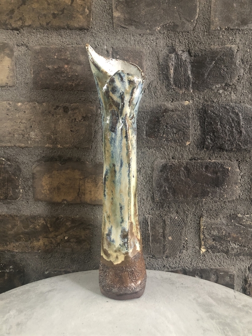 Skulpturel keramik vase af Thim Rohde